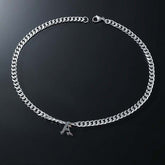 7mm Cuban Letter Necklace