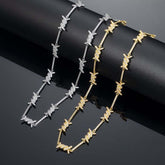 Iced Thorn Choker 8mm Paved