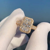 Luxury Radiant Cut Engagement Rings With Diamonds