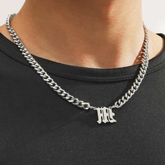 7mm Cuban Letter Necklace