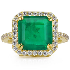 Elegant Radiant Cut Sterling Silver Wedding Rings