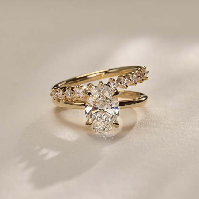 Unique Round Cut Sterling Silver Stackable Rings