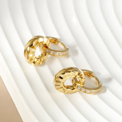 Small Earrings Full of Light Luxury