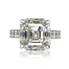 Gorgeous Radiant Cut Sterling Silver Engagement Rings