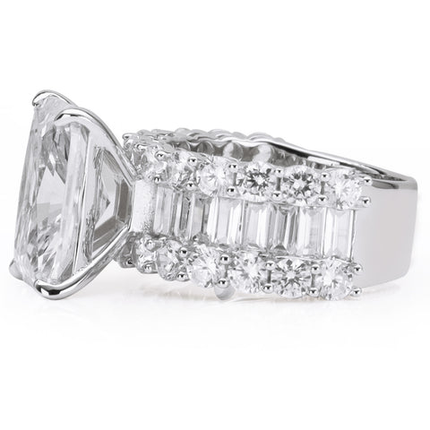 Pavlia Handmade Radiant Cut Engagement Ring For Women