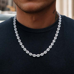 8mm G-Link Tennis Chain Full Pave