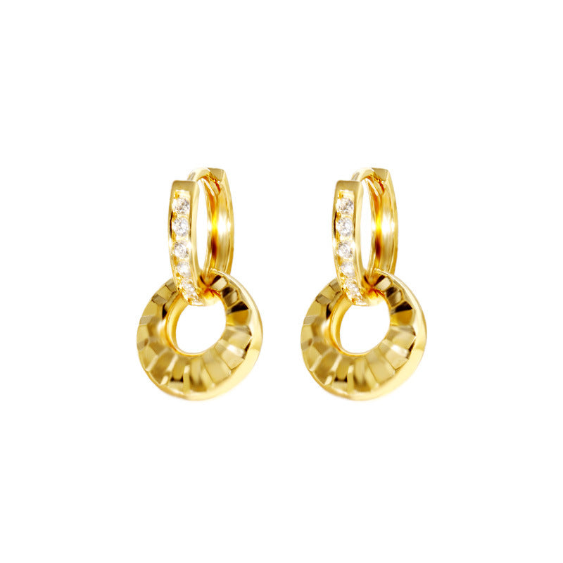 Small Earrings Full of Light Luxury