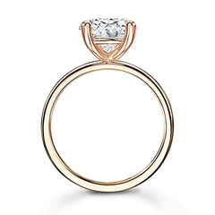 Minimalism Oval Cut Sterling Silver Engagement Rings