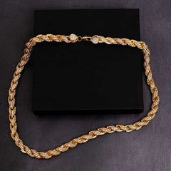 Men's Iced Rope Chain 9mm Width