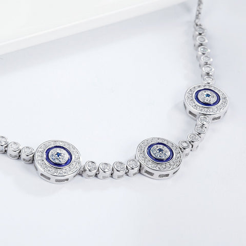 Lucky Eye 925 Sterling Silver Bracelet - jolics