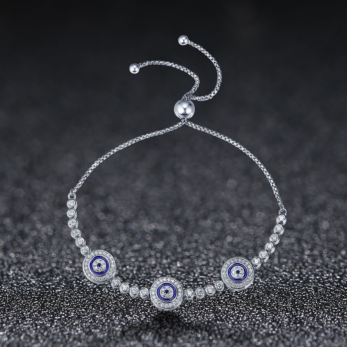 Lucky Eye 925 Sterling Silver Bracelet - jolics