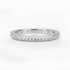 Shine Radiant Cut Sterling Silver Wedding Sets