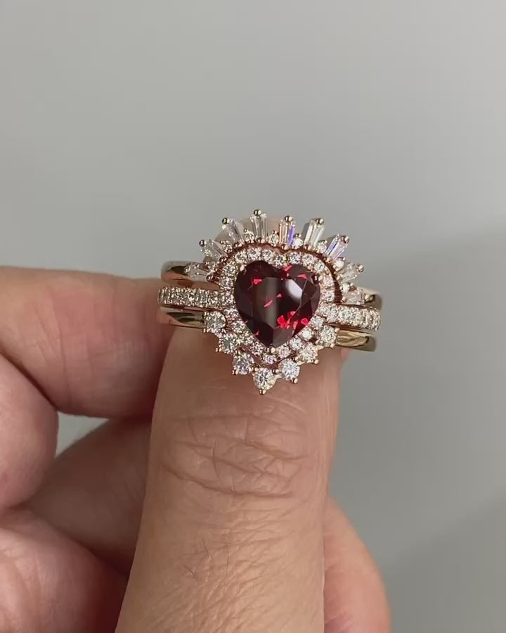 Timeless Yellow Gold Heart Engagement Ring for Old Hollywood Romance