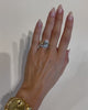 Vintage Oval Cut Sterling Silver Wedding Sets
