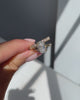Minimalist round silver bands no design, just simple