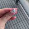 Forged Matte Finish Cushion Ring - Fingerprint Resistant