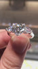 Angel Wings Heart Cut Engagement Rings