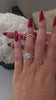 Curved Design Unique Women's Wedding Sets