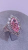 Vintage style halo marquise engagement ring silver