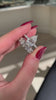Classic Pear Cut Sterling Silver Wedding Sets