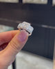 Three Stone Wedding Bands with comfortable curves