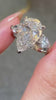 Shining and charming Pear Cut Engagement Rings