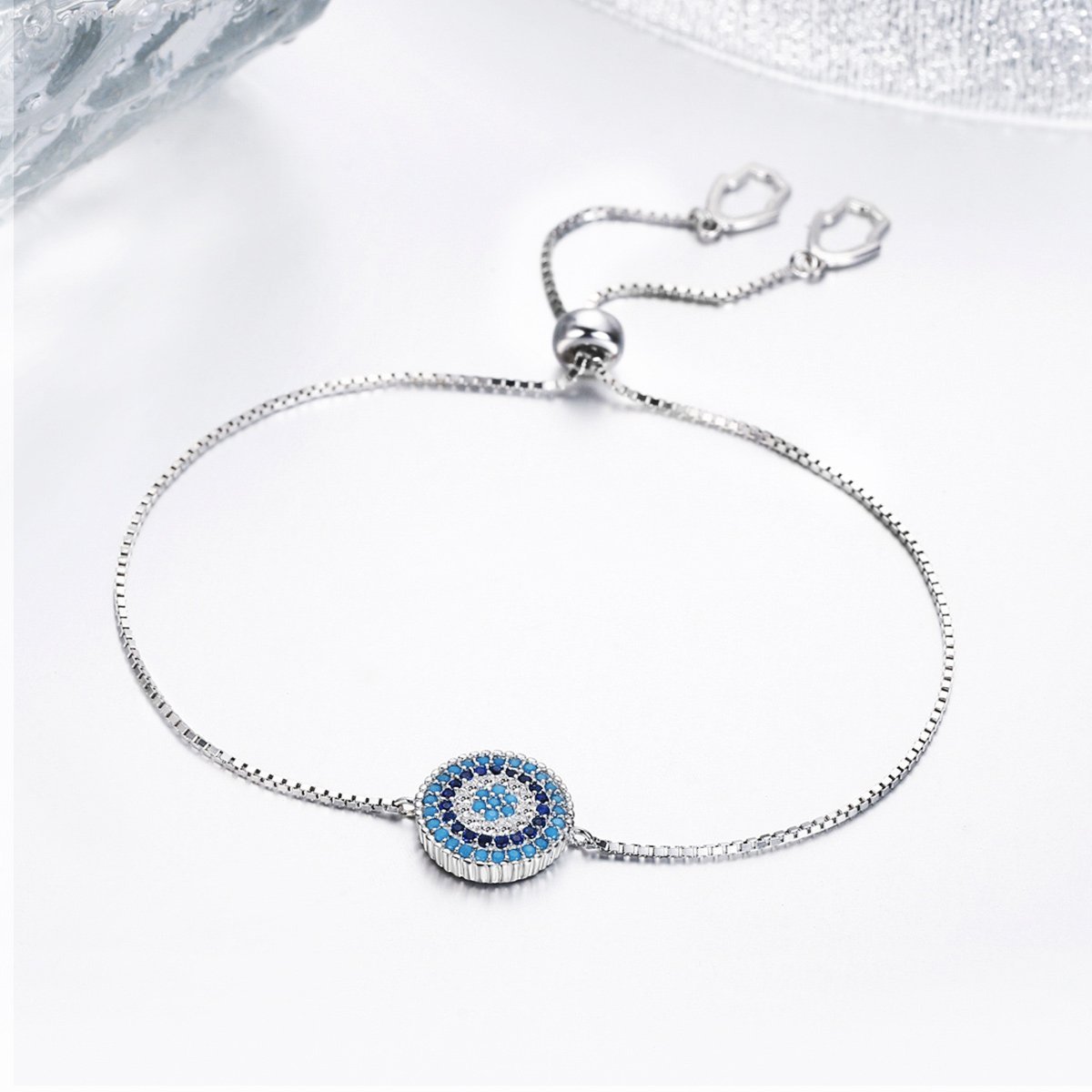 Smurfs 925 Sterling Silver Turkish Bracelet - jolics